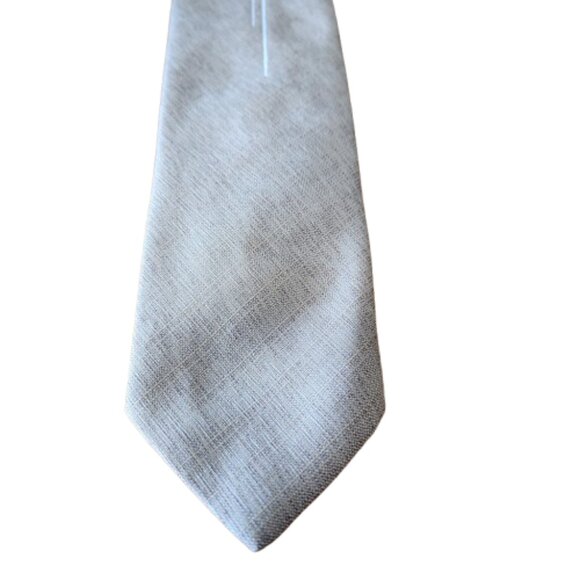 Vintage Don Loper Beverly Hills Necktie – Light Grey, 143cm x 7.5cm - Picture 7 of 7